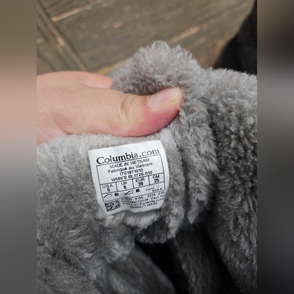 Columbia Minx Mid II Omni-Heat Wool Winter Boots Size 8 Women -Black/Burnt Henna - Picture 7 of 11